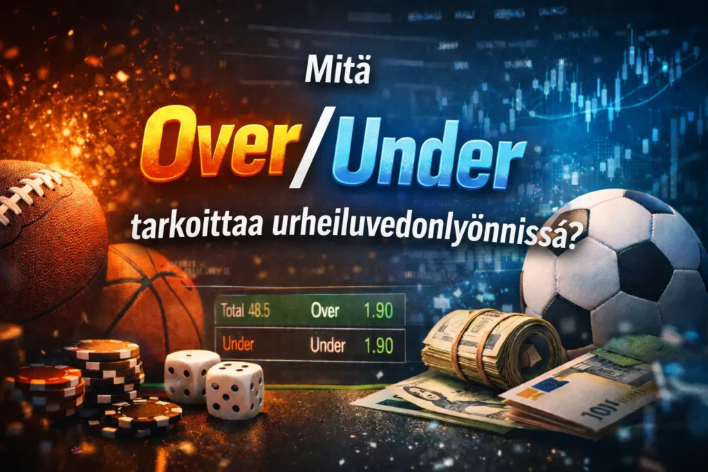 Mitä Over/Under tarkoittaa urheiluvedonlyönnissä?